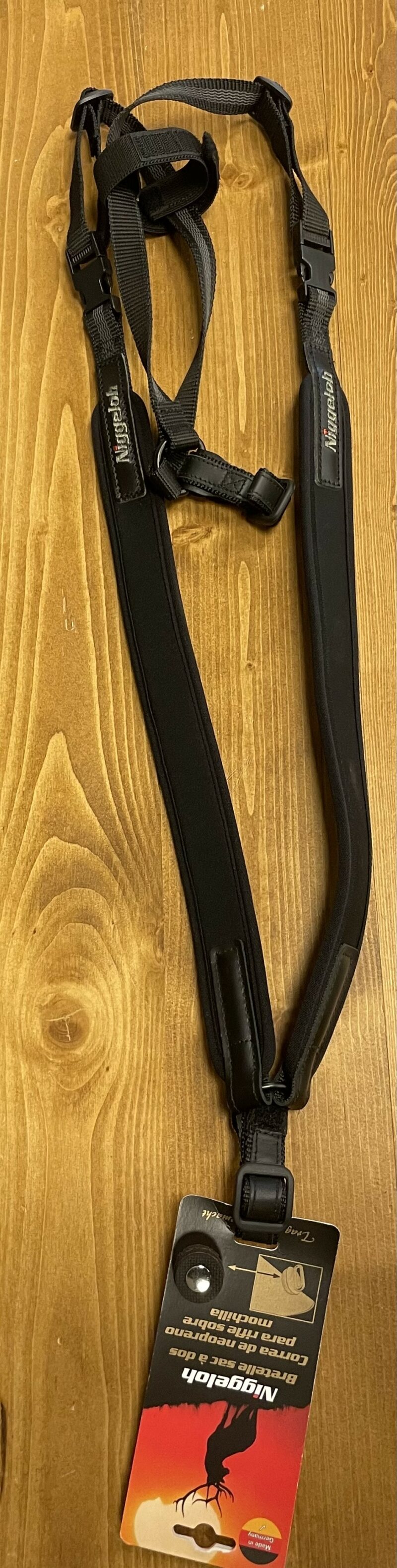 Bretelle sac a dos plate pisteur néoprène niggeloh